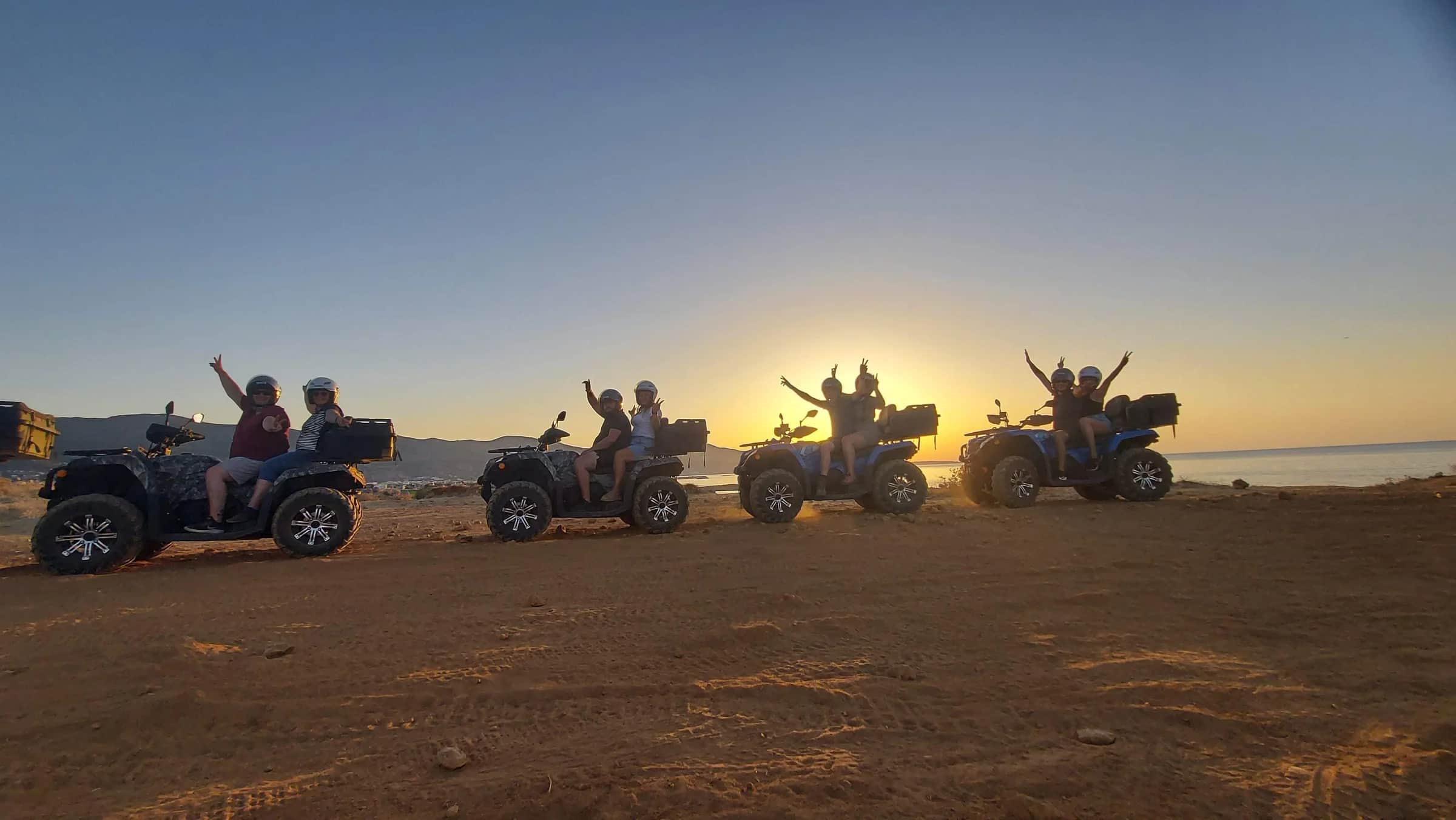 Evening Quad Safari Tour in Malia, Crete: Sunset Off-Road